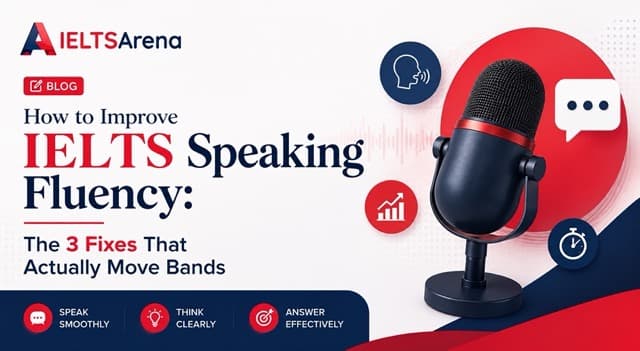 How to Improve IELTS Speaking Fluency: The 3 Fixes That Actually Move Bands