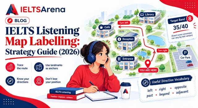 IELTS Listening Map Labelling: Strategy Guide (2026)